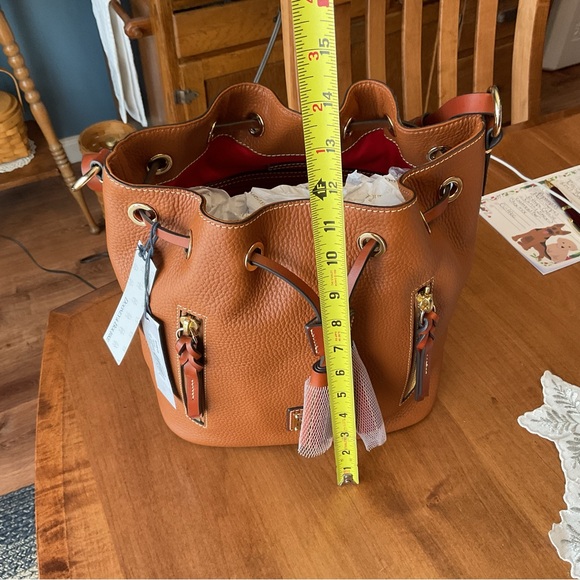 Dooney & Bourke Caramel Cooper Drawstring - Picture 13 of 16